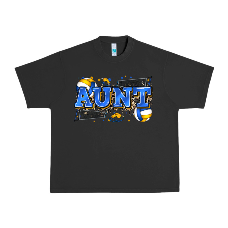 Aunt Volleyball Urban Heavy Tee by Zillion Design Studio | Teevron