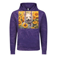 Cloud Purple westie Vintage Hoodie - Unal Design