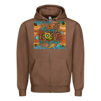 Chestnut all my hope is in jesus Zipper Hoodie - JahusDesignShop