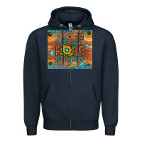Navy all my hope is in jesus Zipper Hoodie - JahusDesignShop