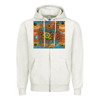Oatmeal Heather all my hope is in jesus Zipper Hoodie - JahusDesignShop