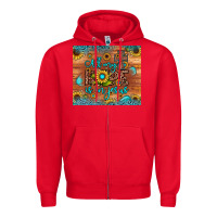 Red all my hope is in jesus Zipper Hoodie - JahusDesignShop