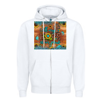 White all my hope is in jesus Zipper Hoodie - JahusDesignShop