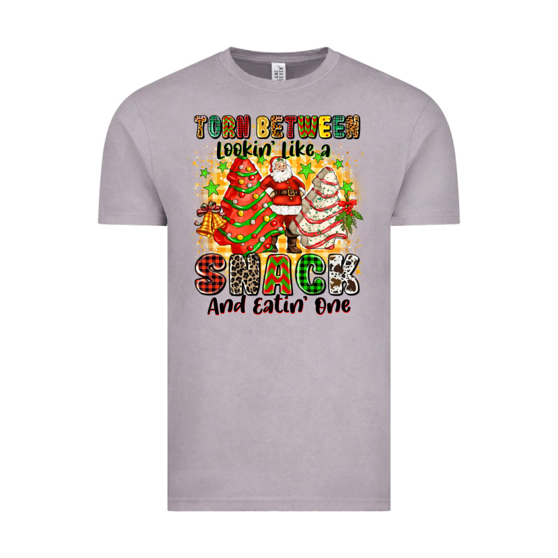 Torn Between Looki Like A Snack And Eatin One Vintage Tee by Zillion Design Studio | Teevron
