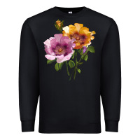 Black In Your Eyes Rose Premium Sweatshirt - LillyAllenDesigns