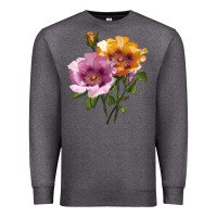 Charcoal Heather In Your Eyes Rose Premium Sweatshirt - LillyAllenDesigns