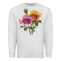 Oatmeal Heather In Your Eyes Rose Premium Sweatshirt - LillyAllenDesigns