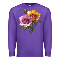 Purple In Your Eyes Rose Premium Sweatshirt - LillyAllenDesigns