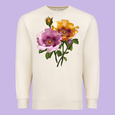 In Your Eyes Rose Premium Sweatshirt Designed By Lillyallendesigns