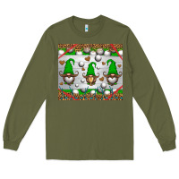 Army Green western golf gnome Long Sleeve Tee - HRA Design Shop