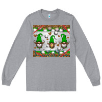 Heather Grey western golf gnome Long Sleeve Tee - HRA Design Shop