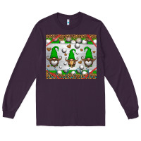 Plum western golf gnome Long Sleeve Tee - HRA Design Shop