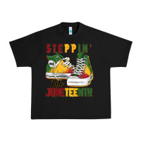 Black steppin' into juneteenth Urban Heavy Tee - BarkalooDesign
