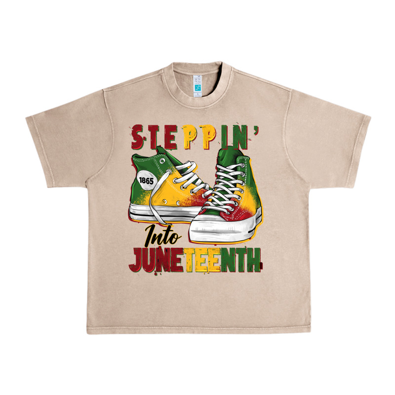Steppin' Into Juneteenth Urban Heavy Tee by BarkalooDesign | Teevron