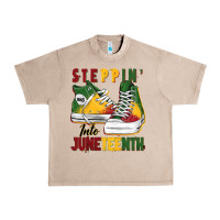 French Oak steppin' into juneteenth Urban Heavy Tee - BarkalooDesign