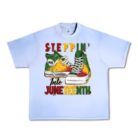 Grape Ice steppin' into juneteenth Urban Heavy Tee - BarkalooDesign