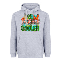 Heather Grey pe teacher but cooler Heavyweight Hoodie - NancyCooperArtShop