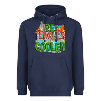 Navy pe teacher but cooler Heavyweight Hoodie - NancyCooperArtShop