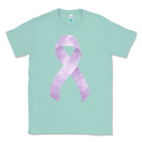 Seafoam testicular cancer ribbon fa element Classic Tee - FaDigitalArtStudio