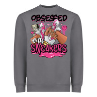 Storm Obsessed with sneakers pink afro woman Heavyweight Sweatshirt - RanaPortraitStore
