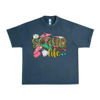Midnight Navy scrub life Urban Heavy Tee - texasbilliewilder