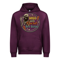 Mauve Wine dads with beards are better Urban Hoodie - Artiststas