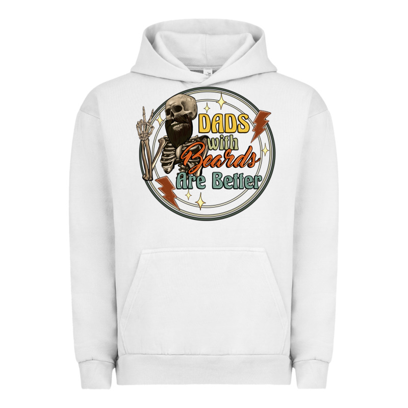 Dads With Beards Are Better Urban Hoodie by Artiststas | Teevron