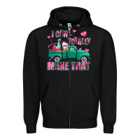 Black i can totally make that Zipper Hoodie - AdoDesignShop