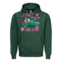Sports Green i can totally make that Zipper Hoodie - AdoDesignShop