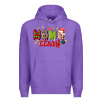 Purple mama claus Premium Hoodie - MaliasSmallBusiness