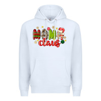 White mama claus Premium Hoodie - MaliasSmallBusiness