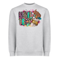 Heather Grey Nail Tech afro nail art Heavyweight Sweatshirt - RanaPortraitStore