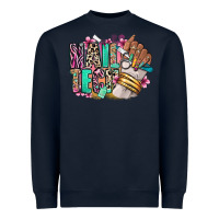 Navy Nail Tech afro nail art Heavyweight Sweatshirt - RanaPortraitStore