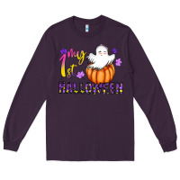 Plum my 1st halloween Long Sleeve Tee - CowhideDigitalArt