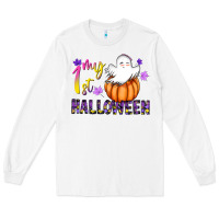 White my 1st halloween Long Sleeve Tee - CowhideDigitalArt