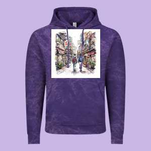Japan Street Vintage Hoodie Designed By Unal Design
