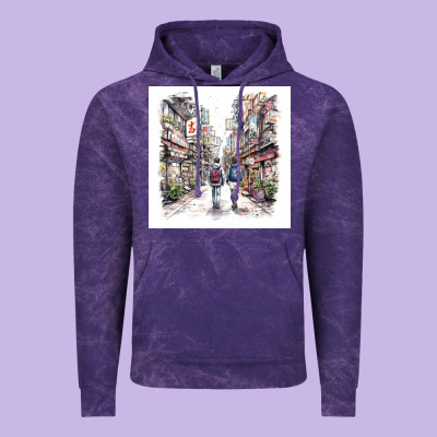 Japan Street Vintage Hoodie Designed By Unal Design