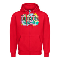 Red instructional assistant's Zipper Hoodie - AdoDesignShop