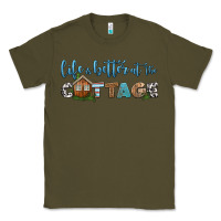 Army Green life is better at the cottage Classic Tee - HRA Design Shop