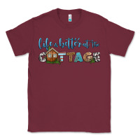 Burgundy life is better at the cottage Classic Tee - HRA Design Shop