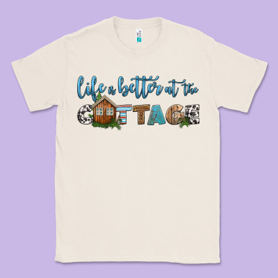 Life Is Better At The Cottage Classic Tee Designed By Hra Design Shop