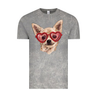 Cloud Rock chihuahua dog with love glasses Vintage Tee - RanaPortraitStore