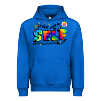 Cobalt self love tie dye Urban Hoodie - Artiststas
