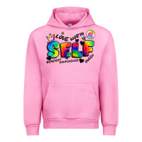 Fuchsia Pink self love tie dye Urban Hoodie - Artiststas