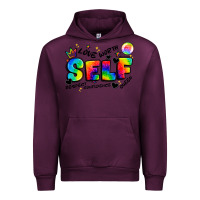 Mauve Wine self love tie dye Urban Hoodie - Artiststas