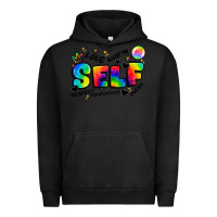 Pigment Black self love tie dye Urban Hoodie - Artiststas