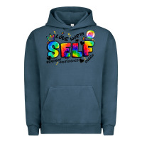 Pigment Midnight Navy self love tie dye Urban Hoodie - Artiststas