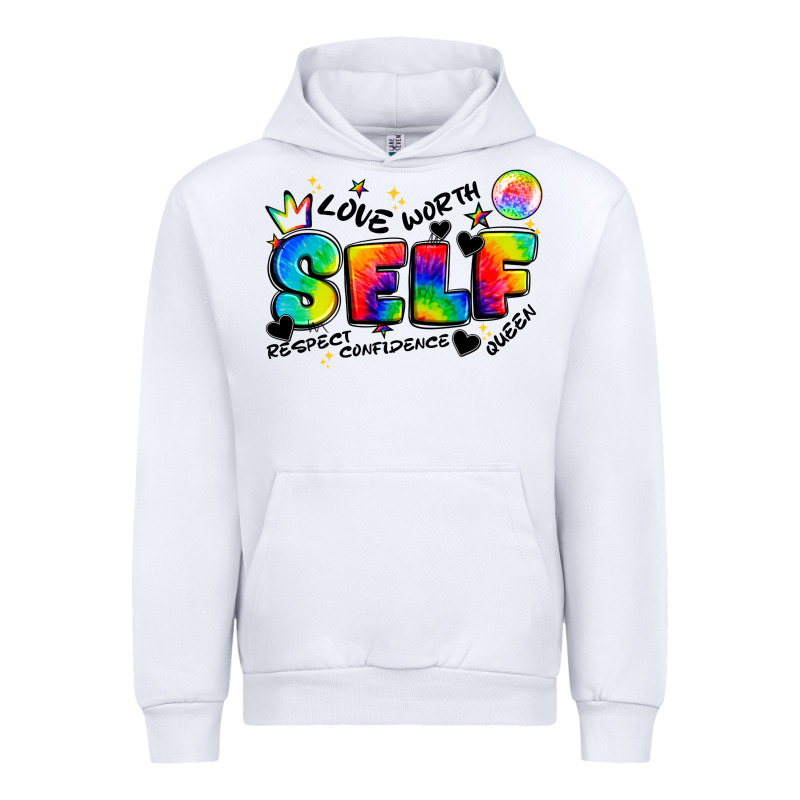 Self Love Tie Dye Urban Hoodie by Artiststas | Teevron