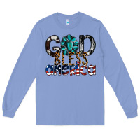 Colony Blue god bless america Long Sleeve Tee - SublimationCraftShop