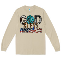 Mushroom god bless america Long Sleeve Tee - SublimationCraftShop